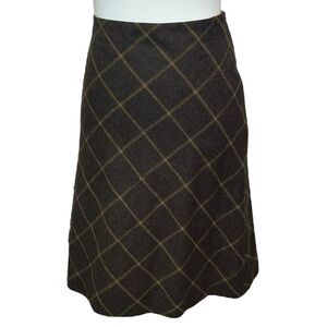 Marilyn Anselm For Hobbs Plaid Skirt
